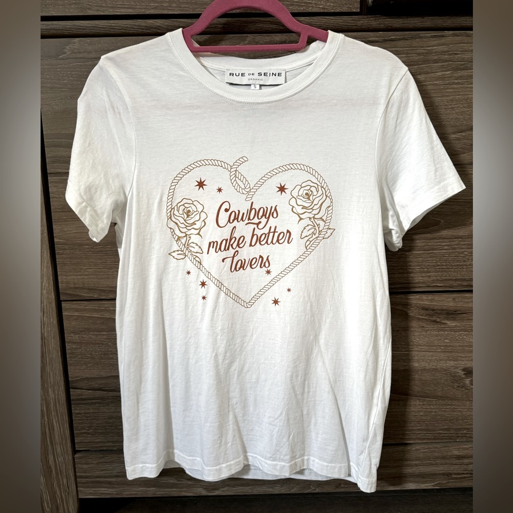 Rue de Seine | Moonrise Canyon Collection “Cowboys Make Better Lovers” T-Shirt